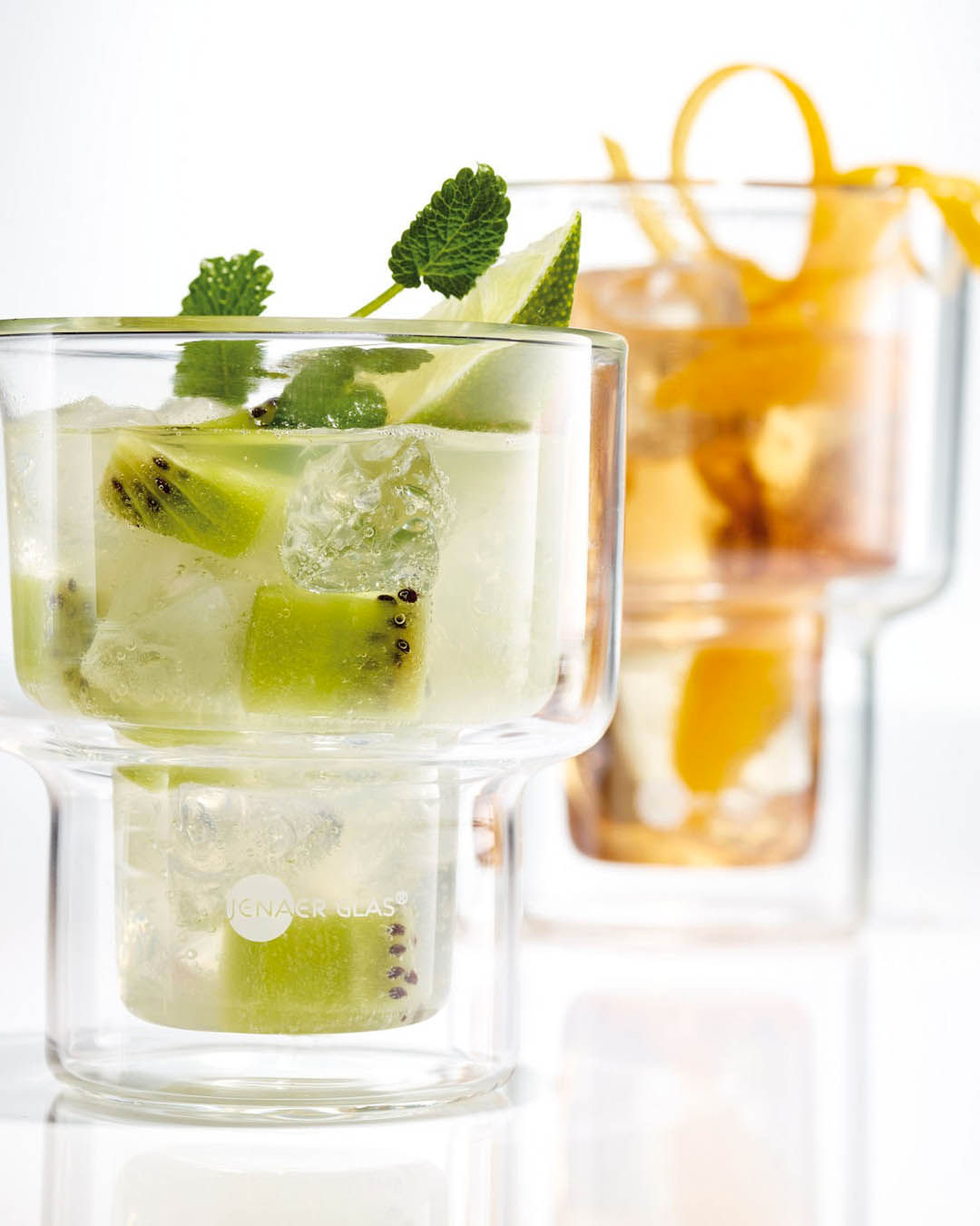 conjunto 2 copos de parede dupla schott zwiesel hot n cool 450ml